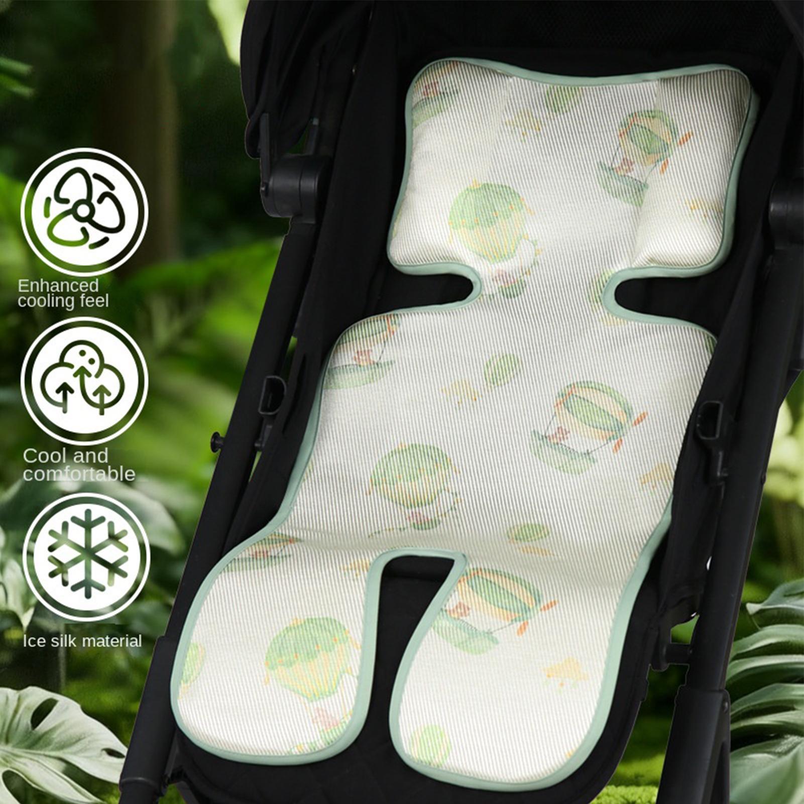 Kids Outdoor Car - Breathable Stroller Cooling Pad Adjustable Kid