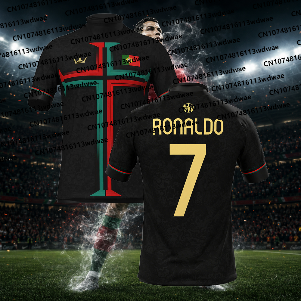 Kids Outdoor Set - 2026 New Portuguesa Football Jersey Quick-Drying