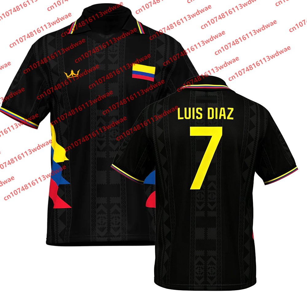 Kids Outdoor Set - Colombia clothing Football Jersey Quick-Drying LUIS