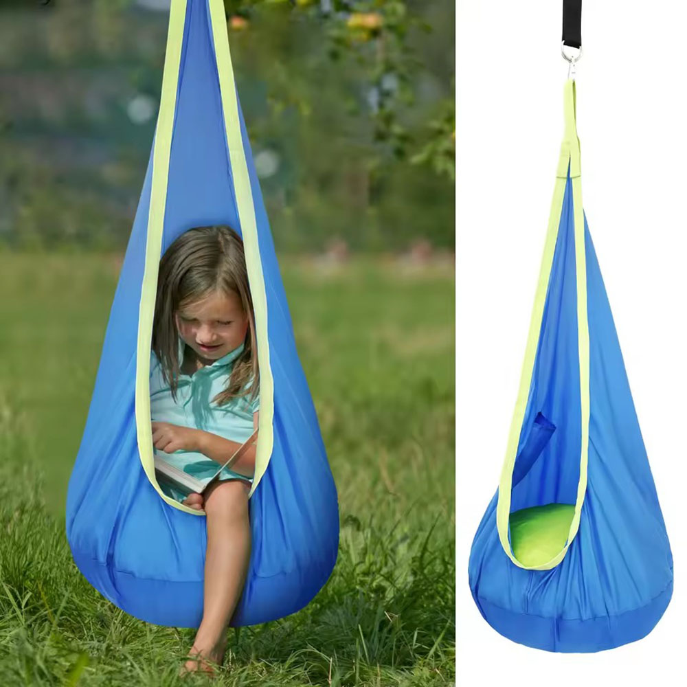Kids Pod Swing Seat Nylon Hang - مراجعة Kids Outdoor Swing Chair وسعره