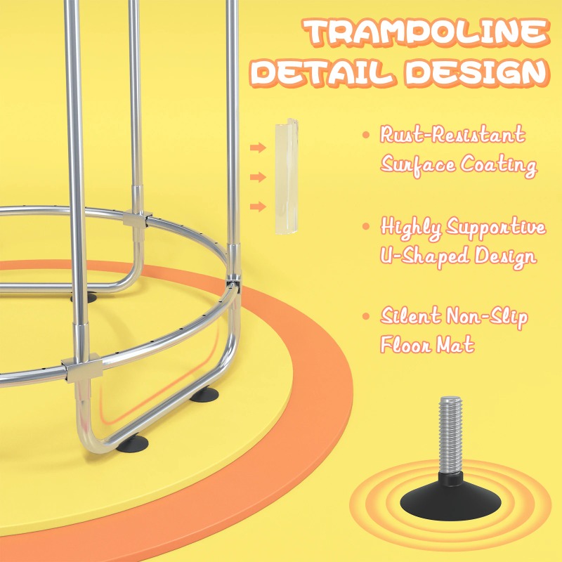 5FT Toddler Trampoline 8-in-1  - مراجعة Kids Outdoor Hammock Swing وسعره
