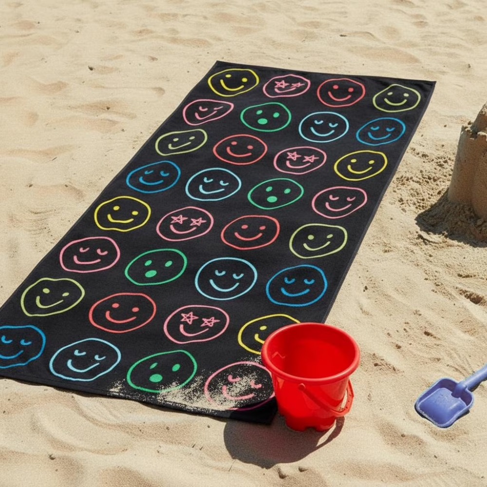 Colorful Kids Cotton Beach Tow - مراجعة Kids Outdoor Gifts وسعره
