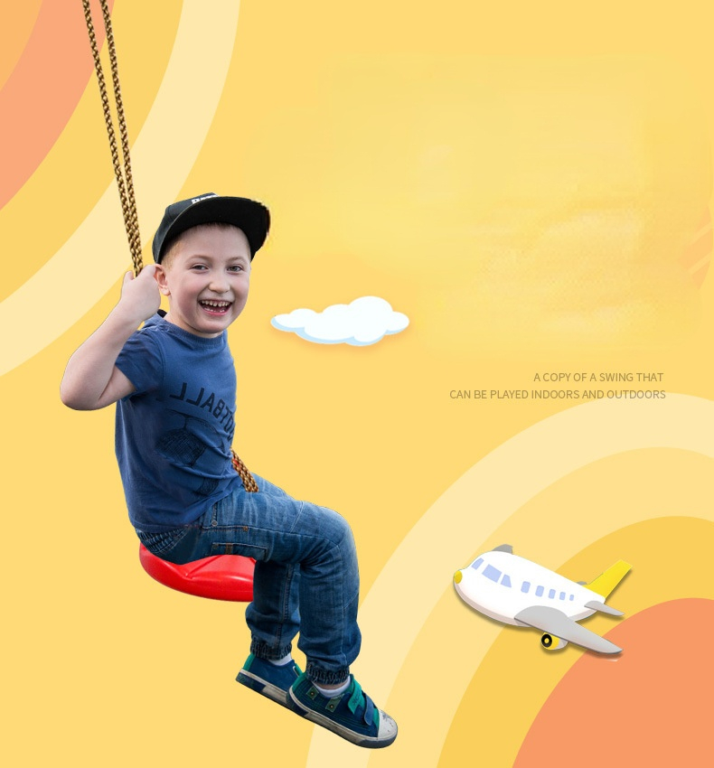 Children's Disc Swing Kid Indo - مراجعة Kids Outdoor Swing Chair وسعره