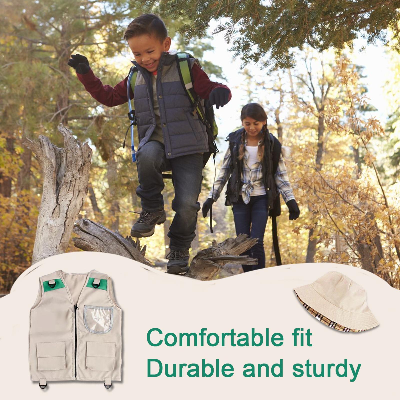 Fishing Vest Kids Camping Outf - مراجعة Kids Outdoor Zoo وسعره