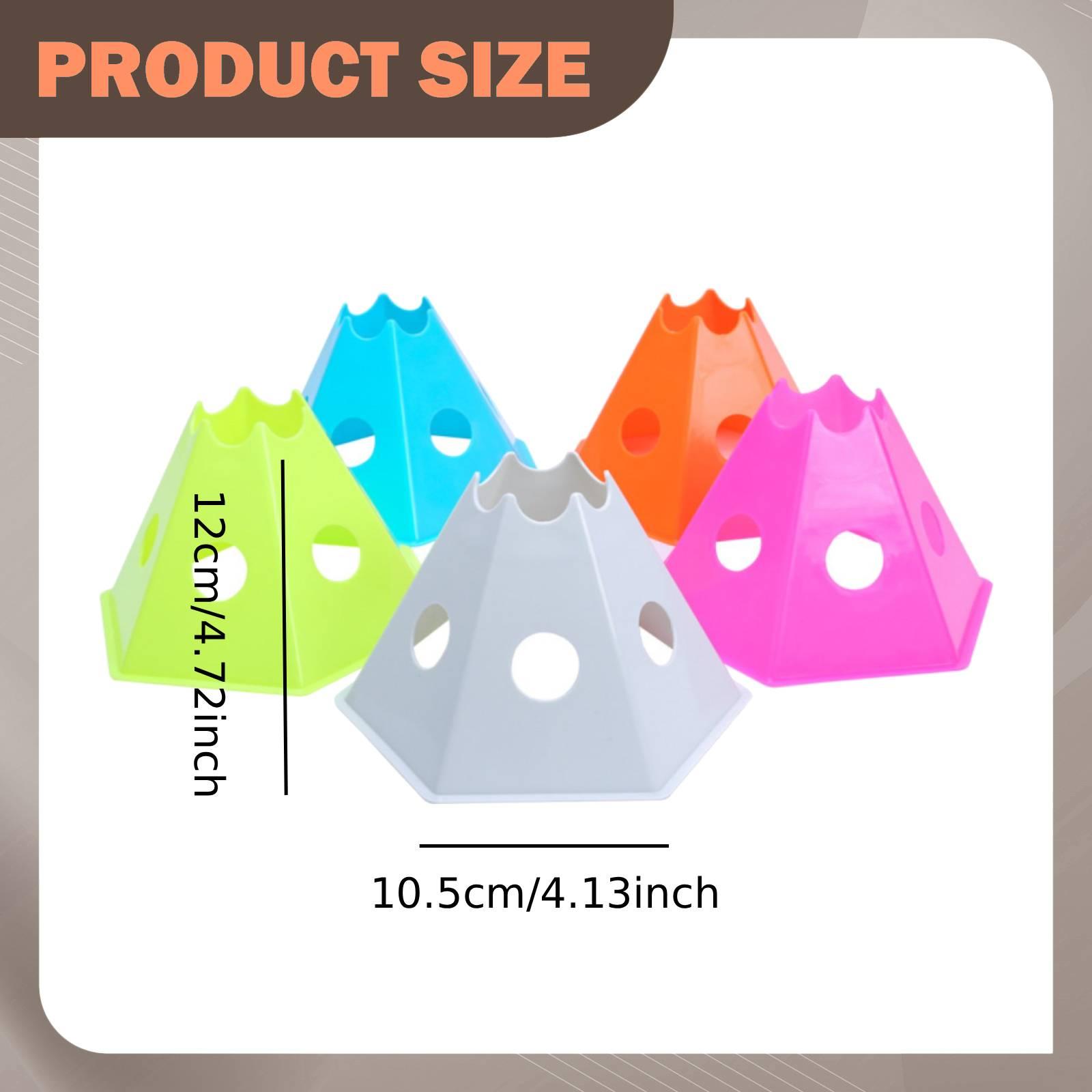 5x Soccer Cones for Training w - مراجعة Kids Outdoor Obstacle Course Equipment وسعره