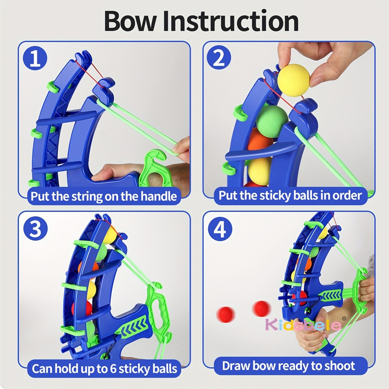 Foam Ball Shooting Toy Bow – S - مراجعة Kids Outdoor Gear وسعره