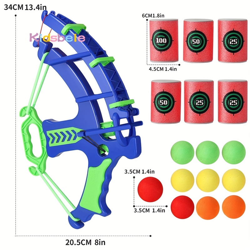 Foam Ball Shooting Toy Bow – S - مراجعة Kids Outdoor Gear وسعره