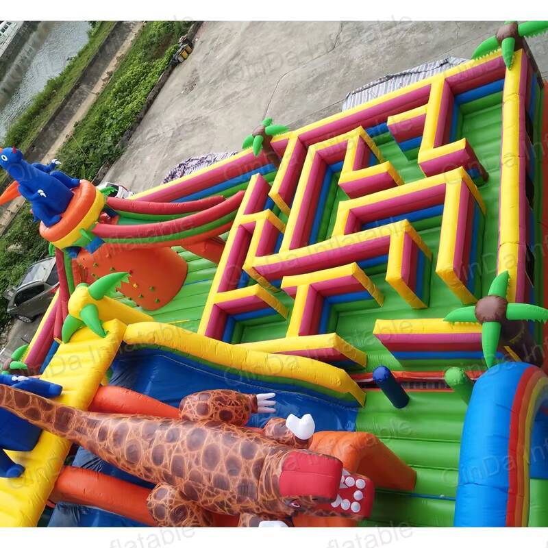 2017 Popular Outdoor Playgroun - مراجعة Kids Outdoor Obstacle Course Equipment وسعره