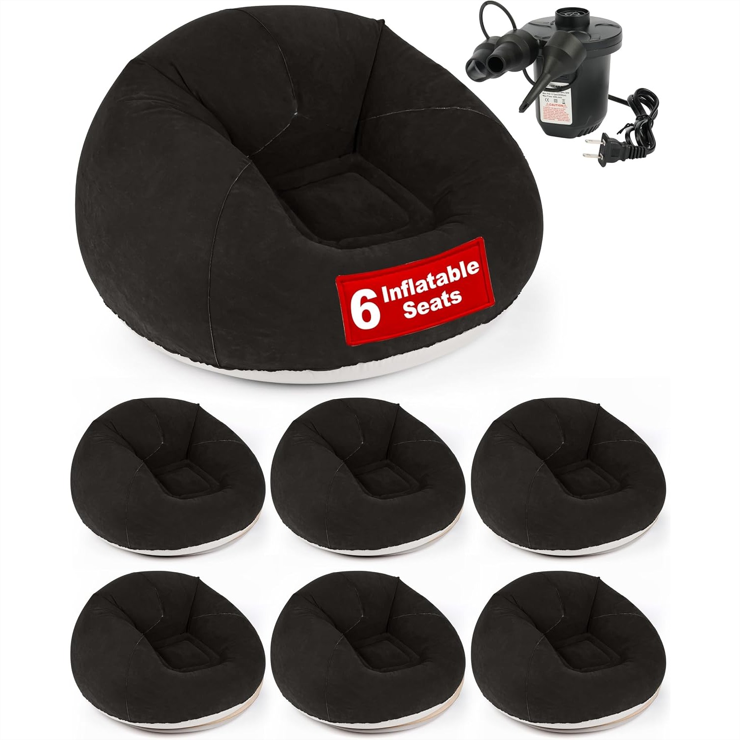 Inflatable Bean Bag Chair with - مراجعة Kids Outdoor Bean Bag Chair وسعره