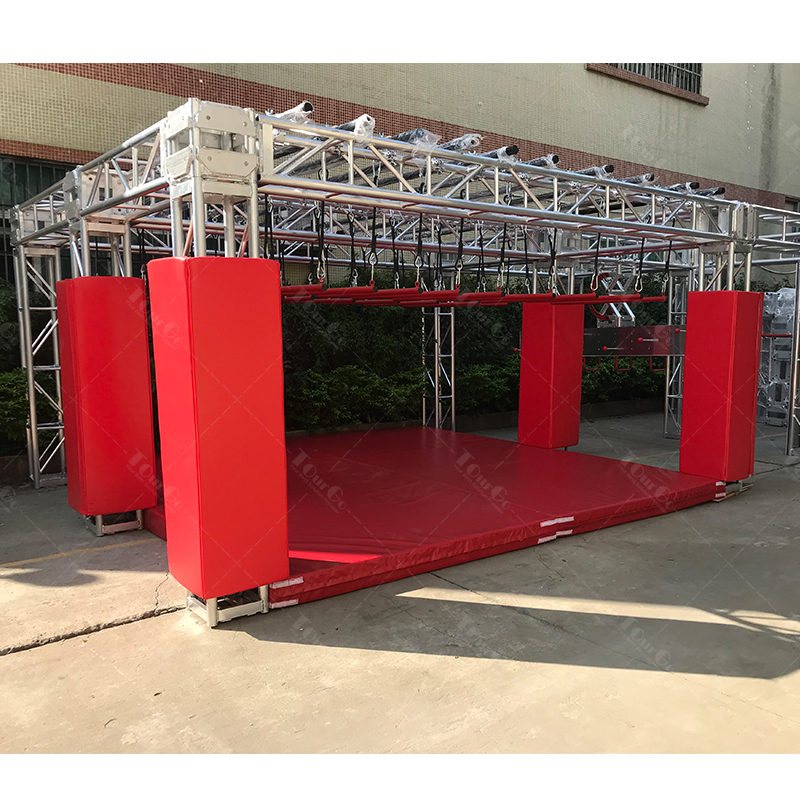 Outdoor Playground Ninja Warri - مراجعة Kids Outdoor Obstacle Course Equipment وسعره