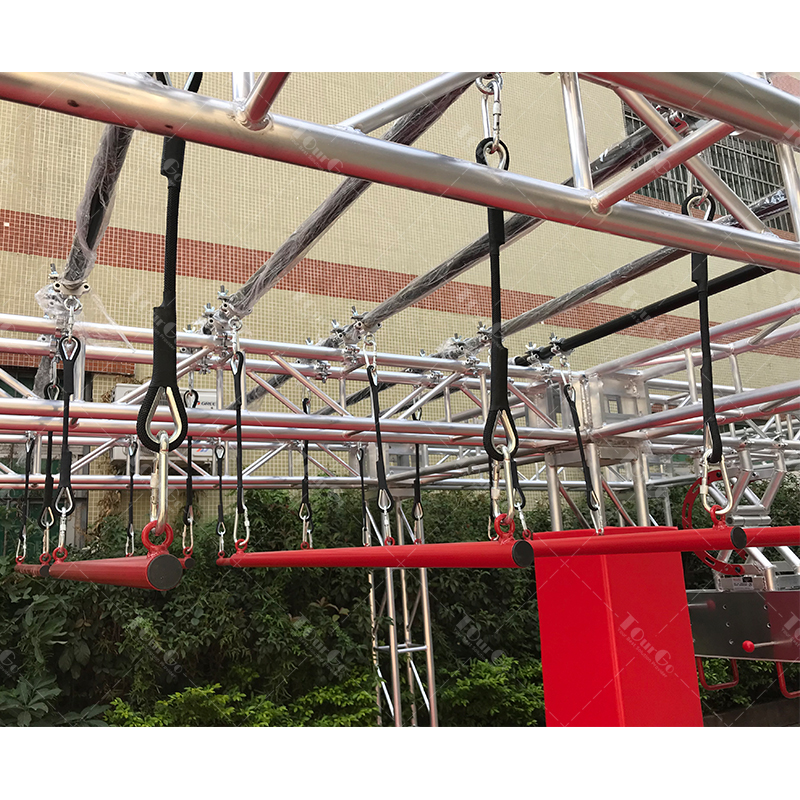 Outdoor Playground Ninja Warri - مراجعة Kids Outdoor Obstacle Course Equipment وسعره