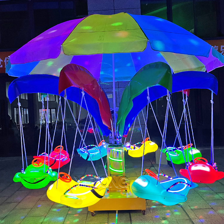 Mini Carousel Ride for Kids Ou - مراجعة Kids Outdoor Swing Chair وسعره