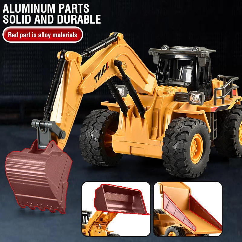 2.4G Alloy Remote Control Exca - مراجعة Kids Outdoor Vehicles وسعره