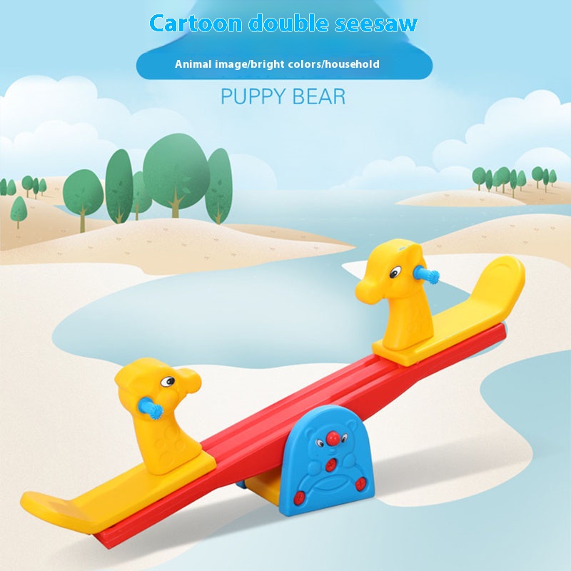 Outdoor Countyard Animal Seesa - مراجعة Kids Outdoor Activity Toys وسعره