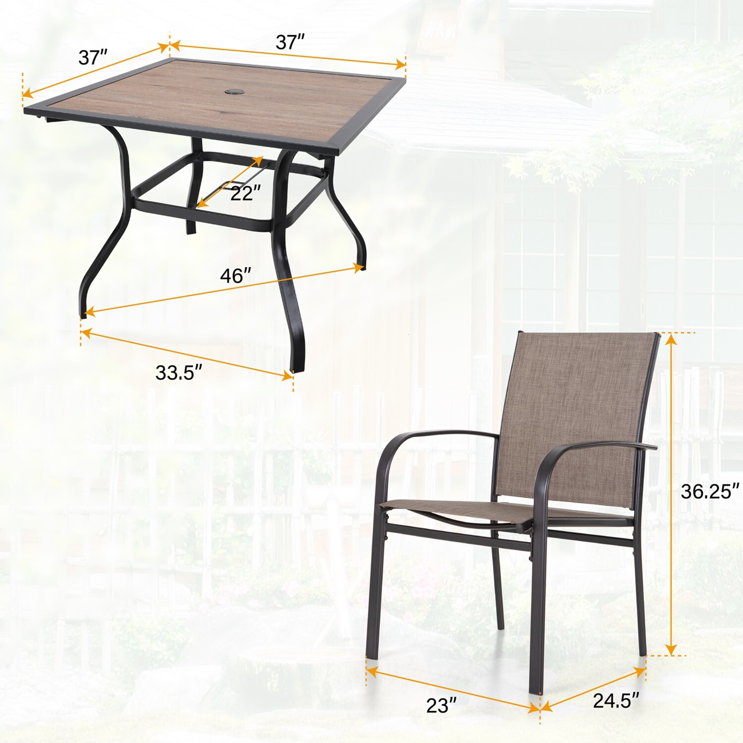 5 Piece Outdoor Dining Set Pat - مراجعة Kids Outdoor Dining Table وسعره