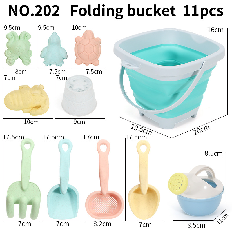 Beach Sand Play Water Set Fold - مراجعة Kids Outdoor Water Play وسعره