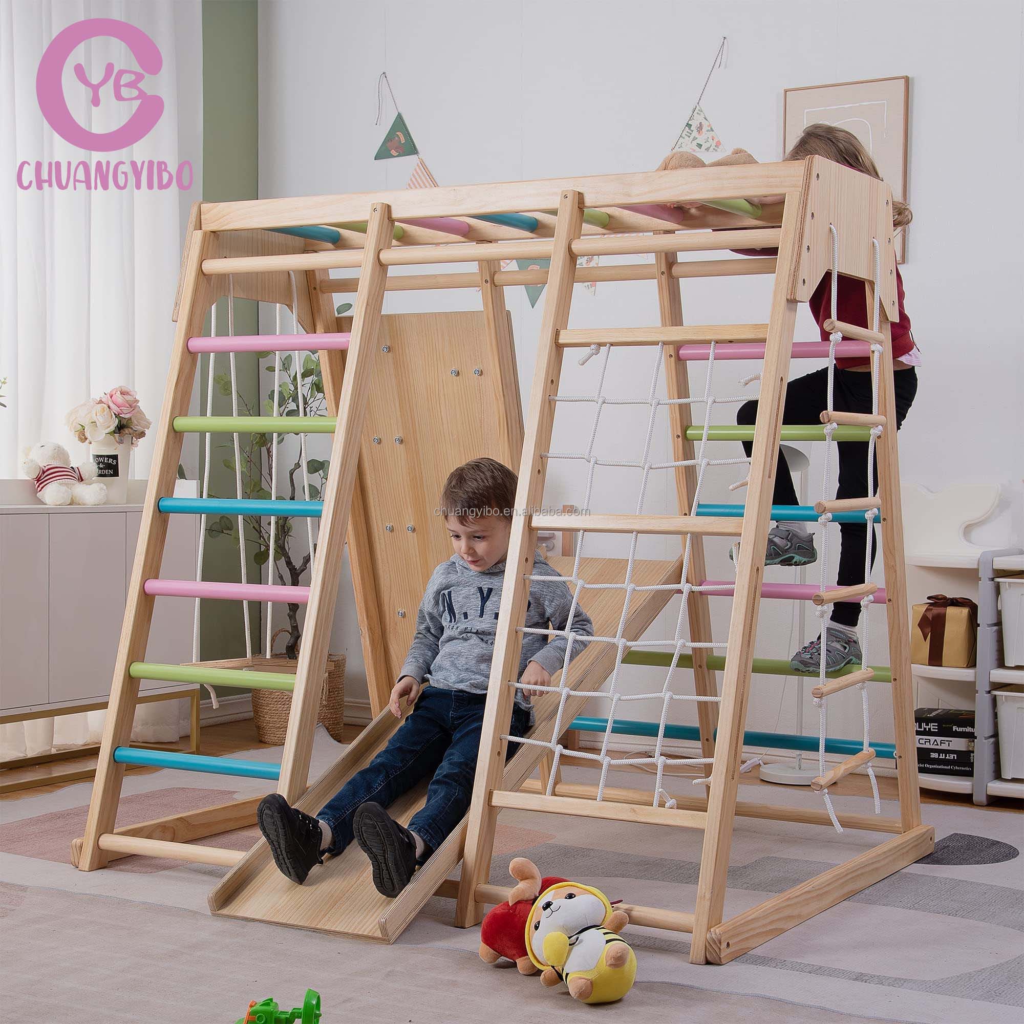 Climbing Walls Amusement Park  - مراجعة Kids Outdoor Swing And Slide وسعره