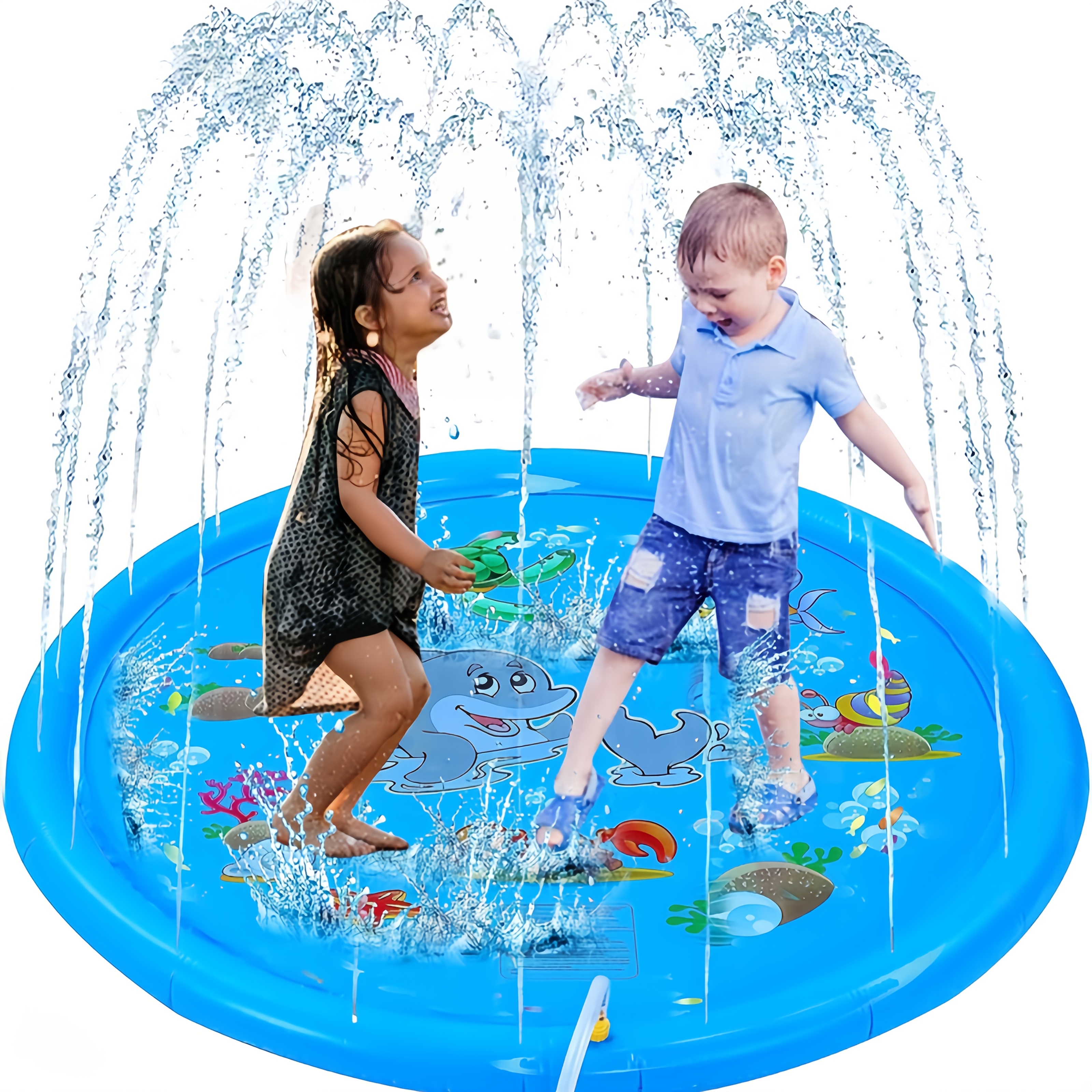 PVC Inflatable Splash Pad Spri - مراجعة Kids Outdoor Water Play وسعره