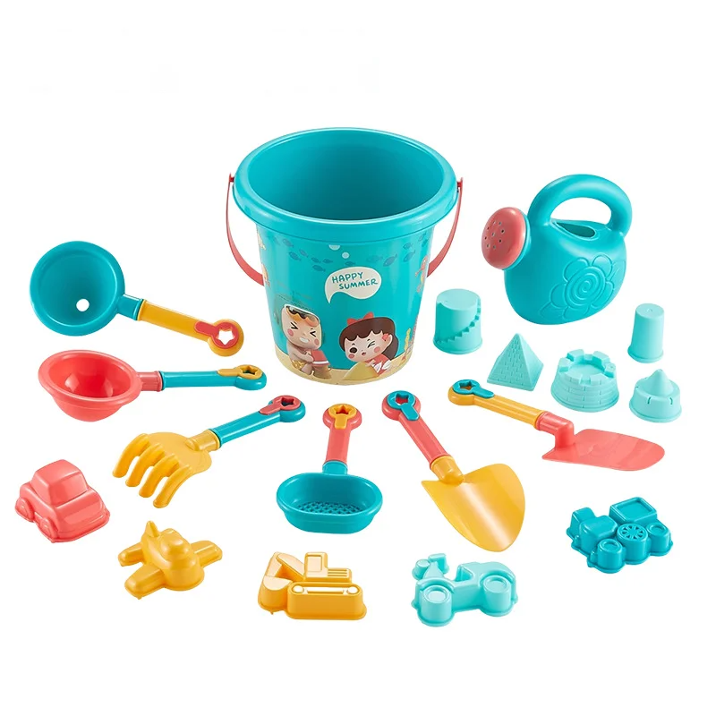 18PCS Beach Toy Set Bucket Sea - مراجعة Kids Outdoor Water Play وسعره