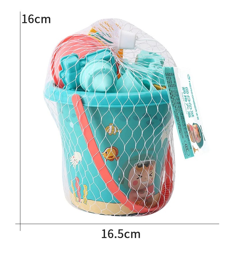 18PCS Beach Toy Set Bucket Sea - مراجعة Kids Outdoor Water Play وسعره