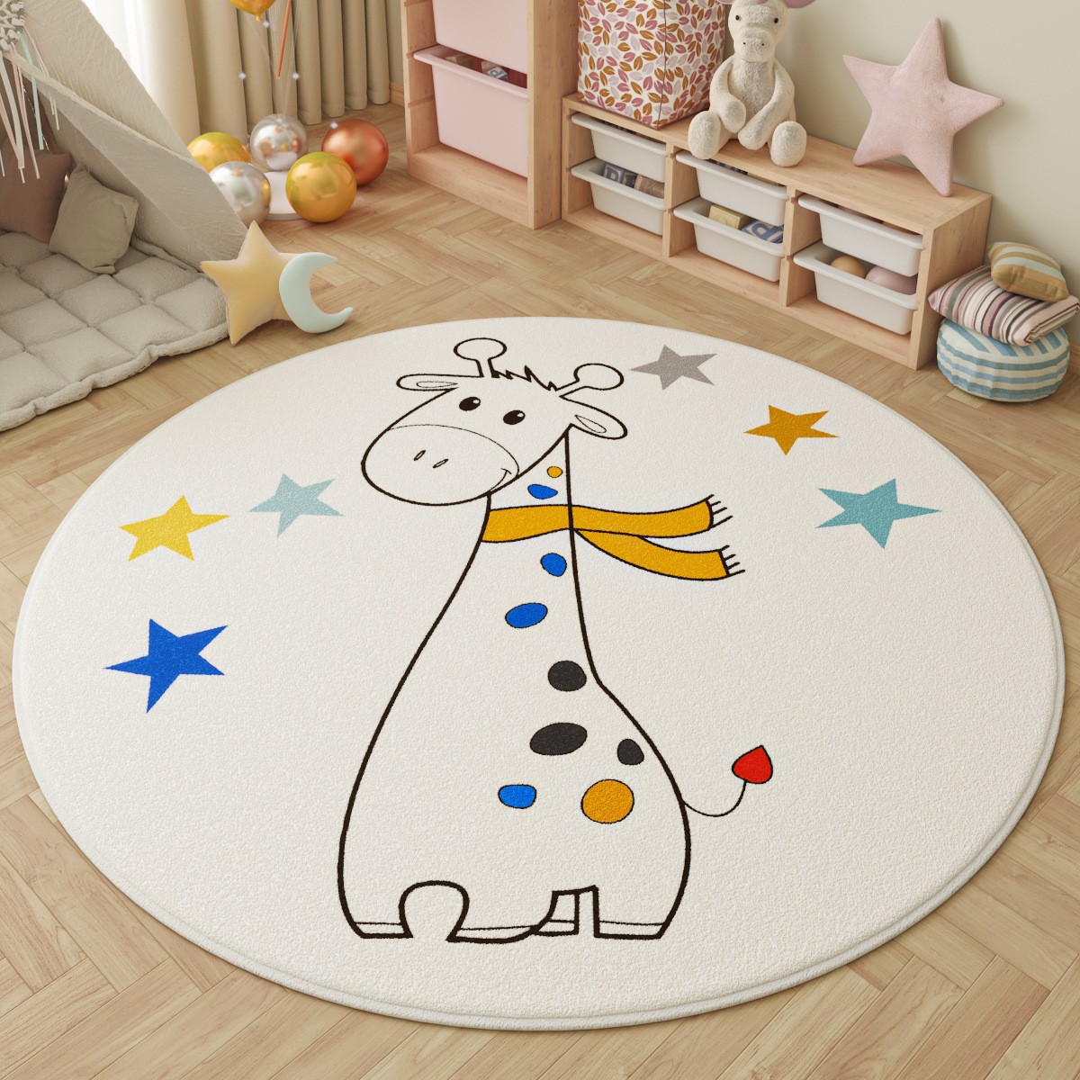 Fun in the Park Kids Round Rug - مراجعة Kids Outdoor Adventure Park وسعره