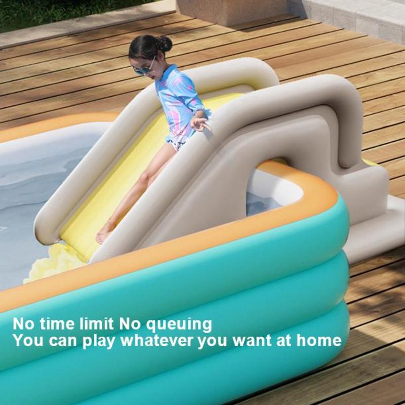 Inflatable Water Slide Kids Sw - مراجعة Kids Outdoor Water Play وسعره