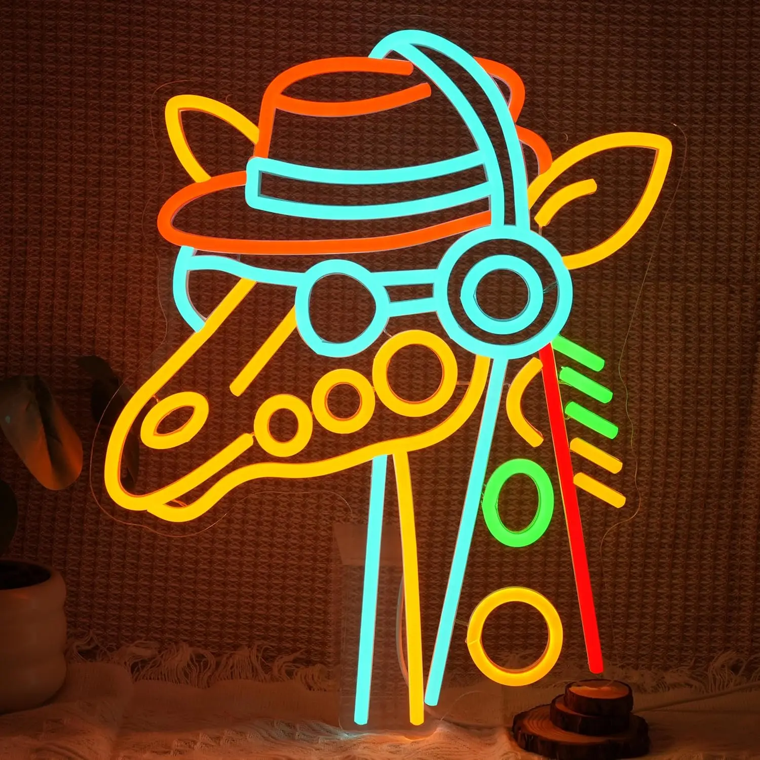 Led Light Sign Giraffe Headset - مراجعة Kids Outdoor Zoo وسعره