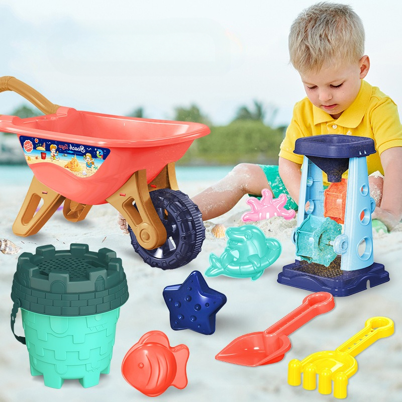 Beach Sand Play Tool Set Sand  - مراجعة Kids Outdoor Activity Toys وسعره