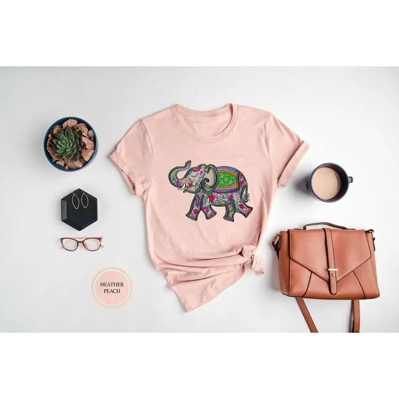 Elephant T Shirt Floral Zoo Wo - مراجعة Kids Outdoor Zoo وسعره