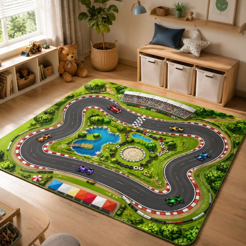 VIKAMA Kids Farm Zoo Play Rug  - مراجعة Kids Outdoor Zoo وسعره
