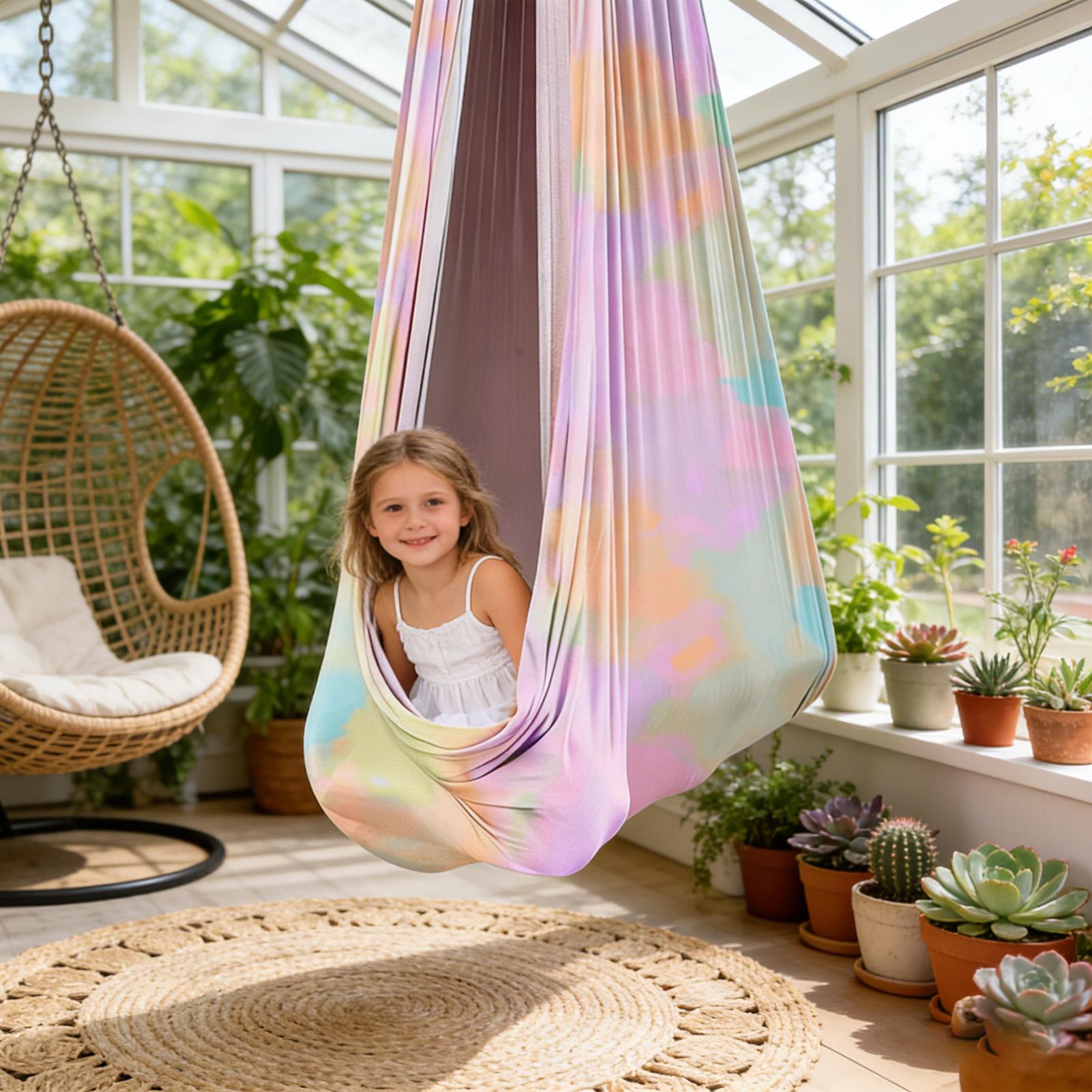 Kids Swing Strong Load-Bearing - مراجعة Kids Outdoor Hammock Swing وسعره