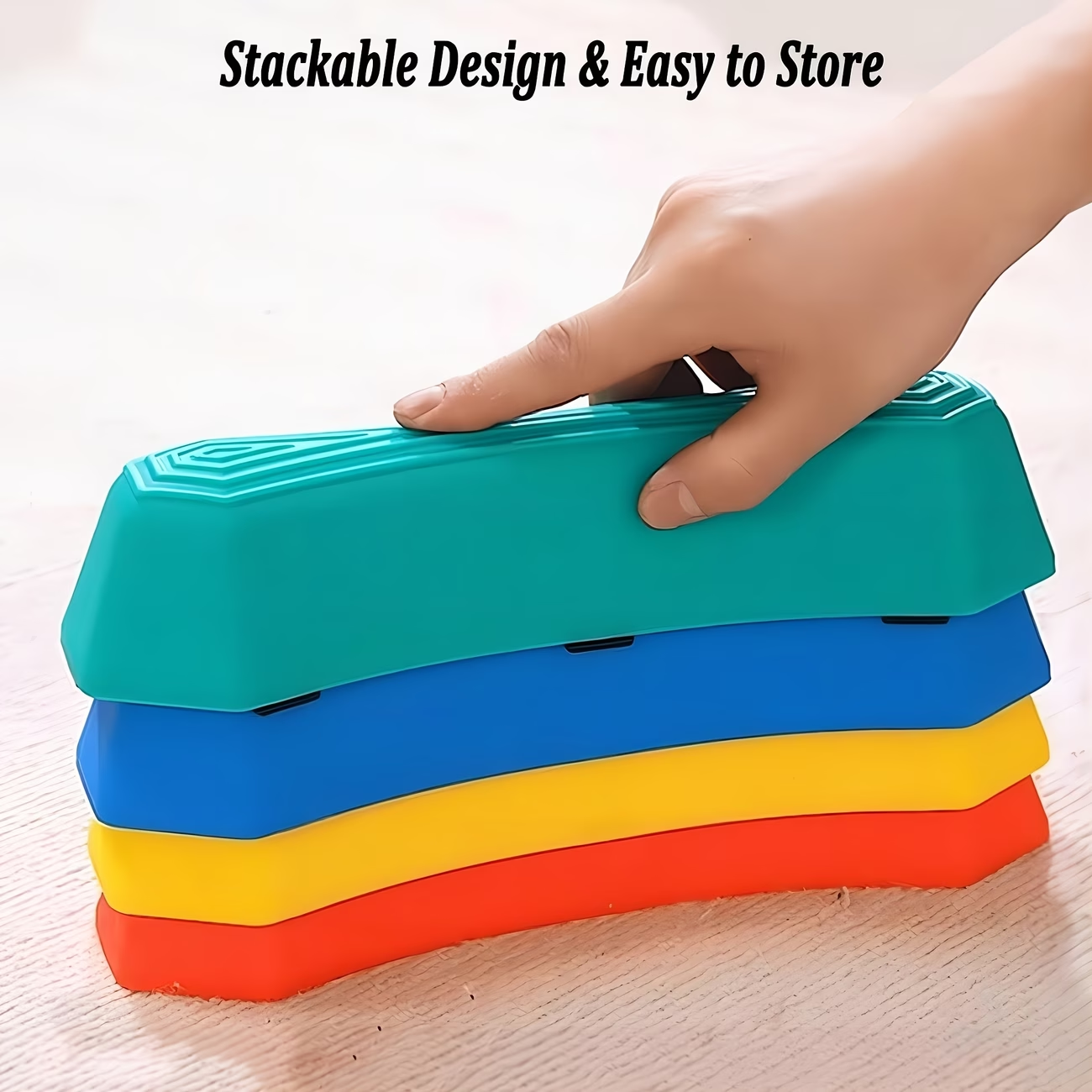 6pcs Stepping Stones Set, Anti - مراجعة Kids Outdoor Obstacle Course Equipment وسعره