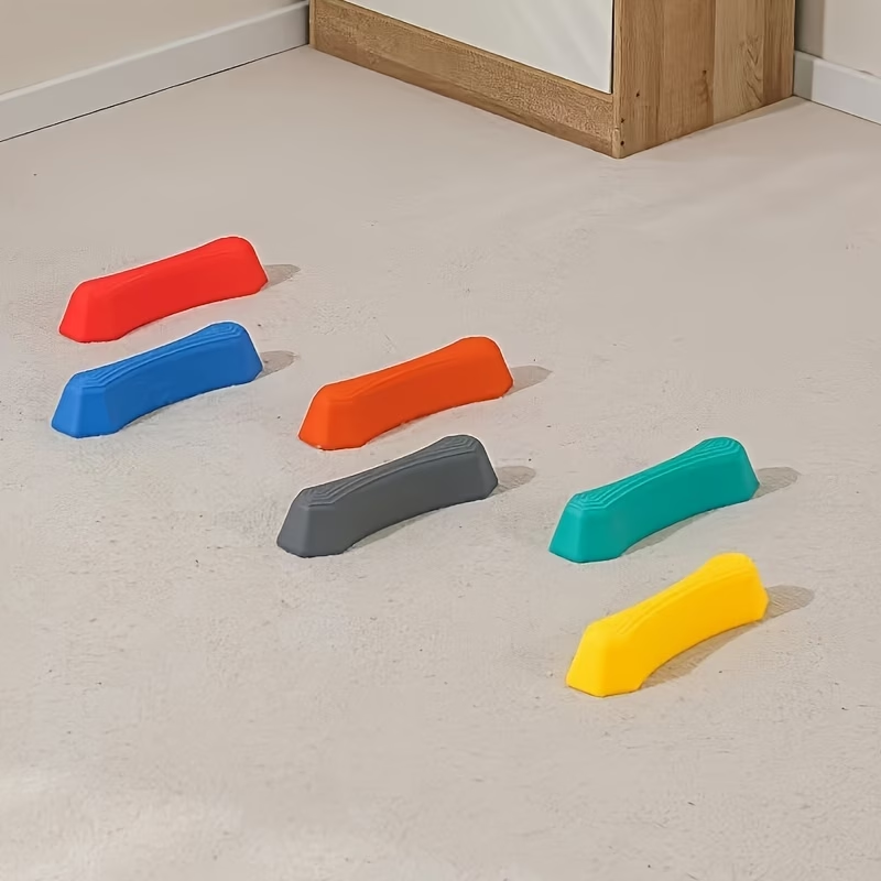 6pcs Stepping Stones Set, Anti - مراجعة Kids Outdoor Obstacle Course Equipment وسعره