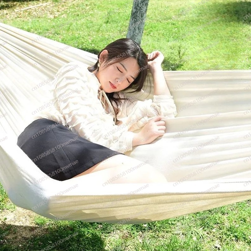 Double canvas stickless single - مراجعة Kids Outdoor Hammock Swing وسعره