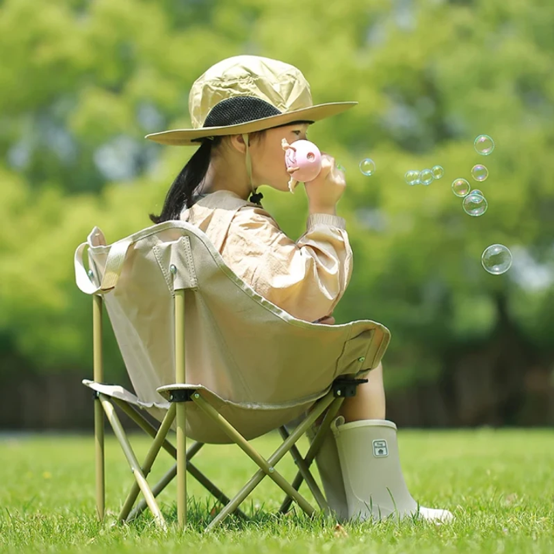 Mini Portable Folding Moon Cha - مراجعة Kids Outdoor Bean Bag Chair وسعره