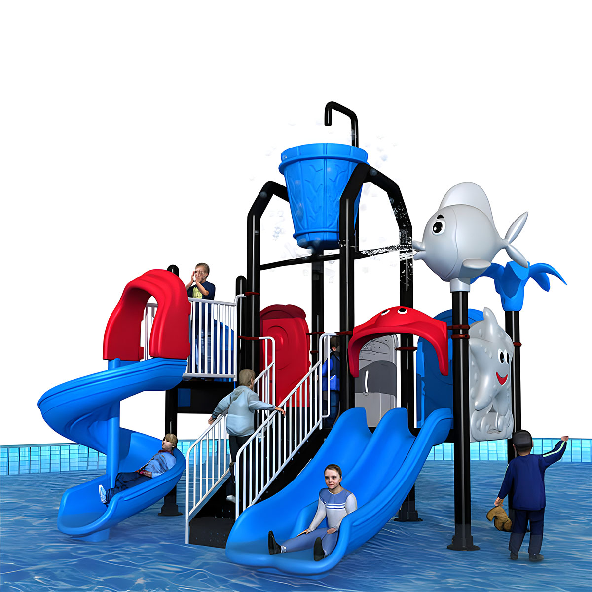 Commercial Aquatic Adventure K - مراجعة Kids Outdoor Adventure Park وسعره