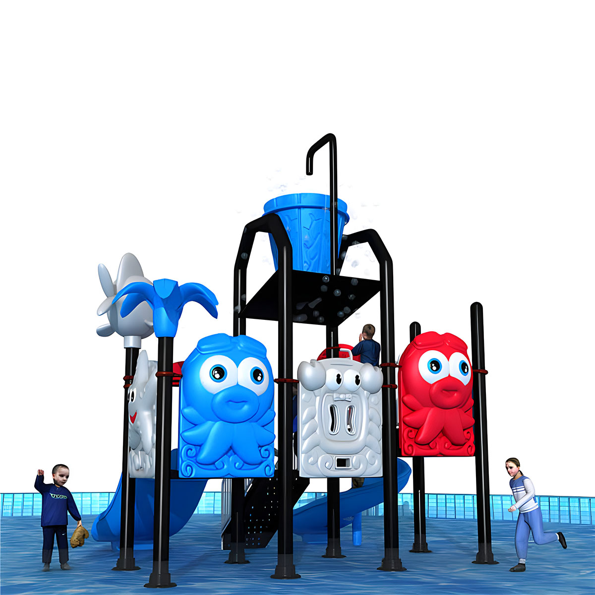Commercial Aquatic Adventure K - مراجعة Kids Outdoor Adventure Park وسعره