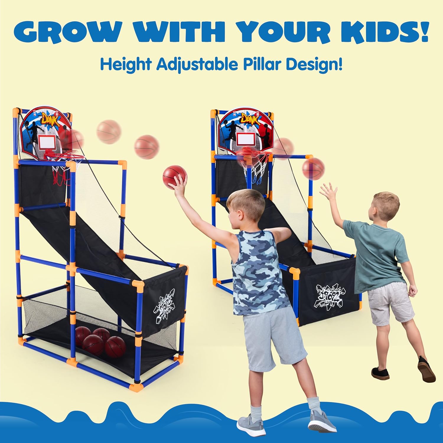 Arcade Basketball Game Set wit - مراجعة Kids Outdoor Set وسعره