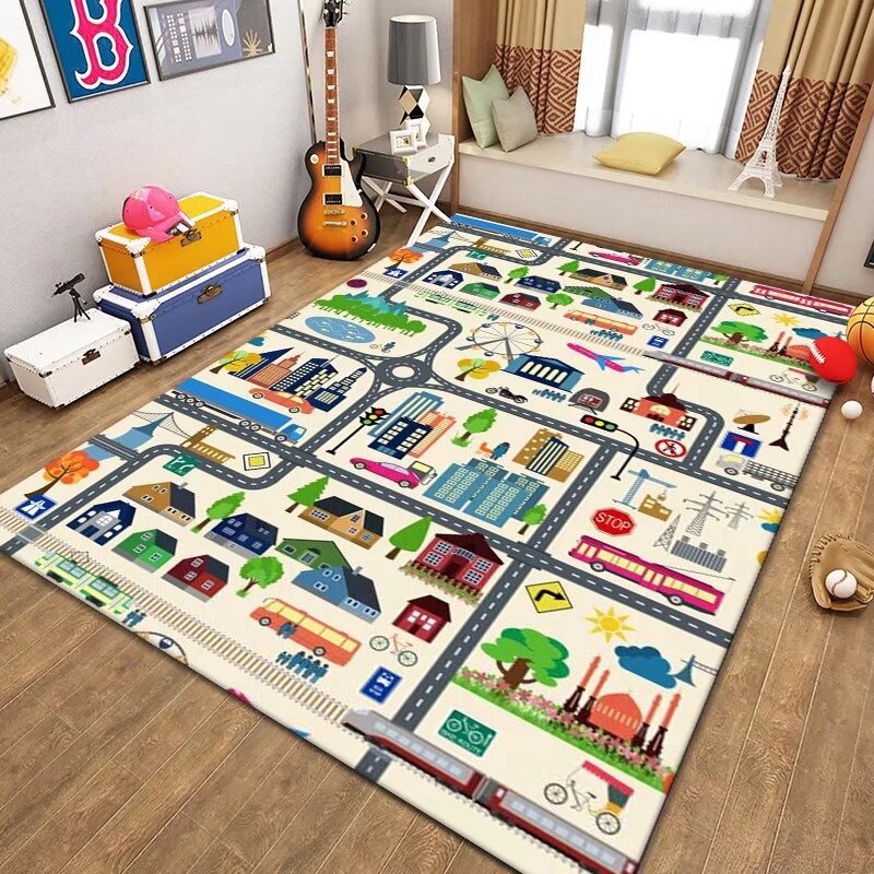 Kids Traffic Play Mat Road Map - مراجعة Kids Outdoor Zoo وسعره