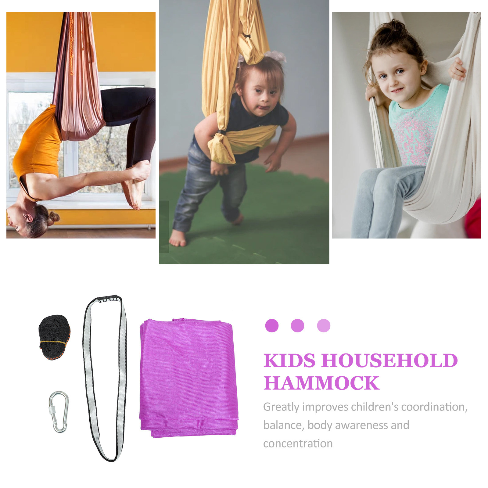 1Set Yoga Hanging Hammock High - مراجعة Kids Outdoor Hammock Swing وسعره