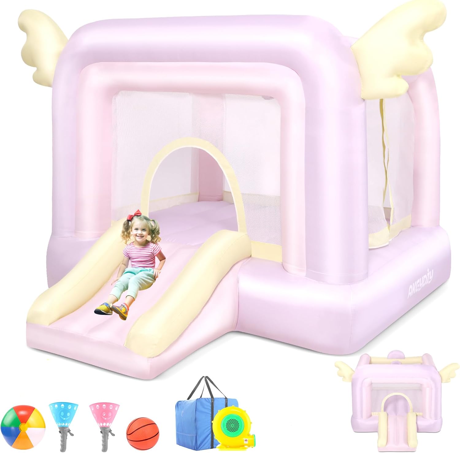 Inflatable Bouncy Castle with  - مراجعة Kids Outdoor Gifts وسعره