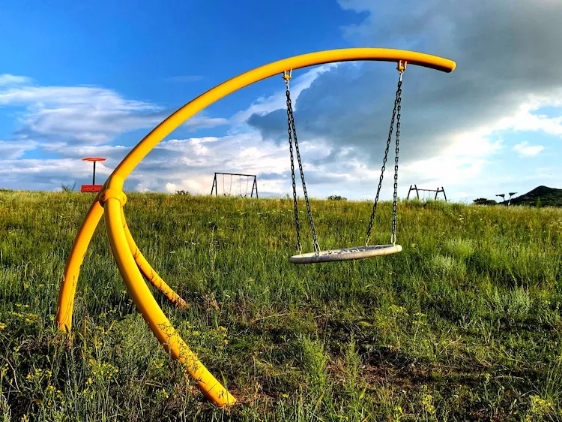 UV Steel Hammock Swing For Ind - مراجعة Kids Outdoor Hammock Swing وسعره