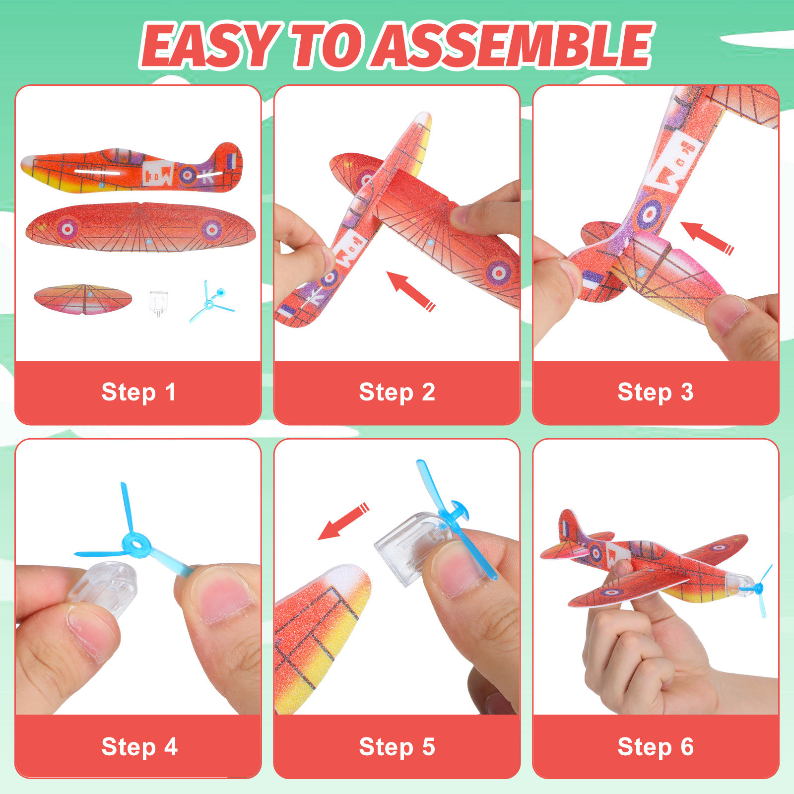 36Pcs Foam Airplane Models Hig - مراجعة Kids Outdoor Gifts وسعره
