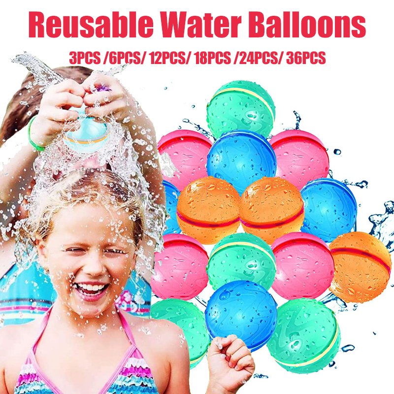 Water Balloon Magnetic Reusabl - مراجعة Kids Outdoor Water Play وسعره