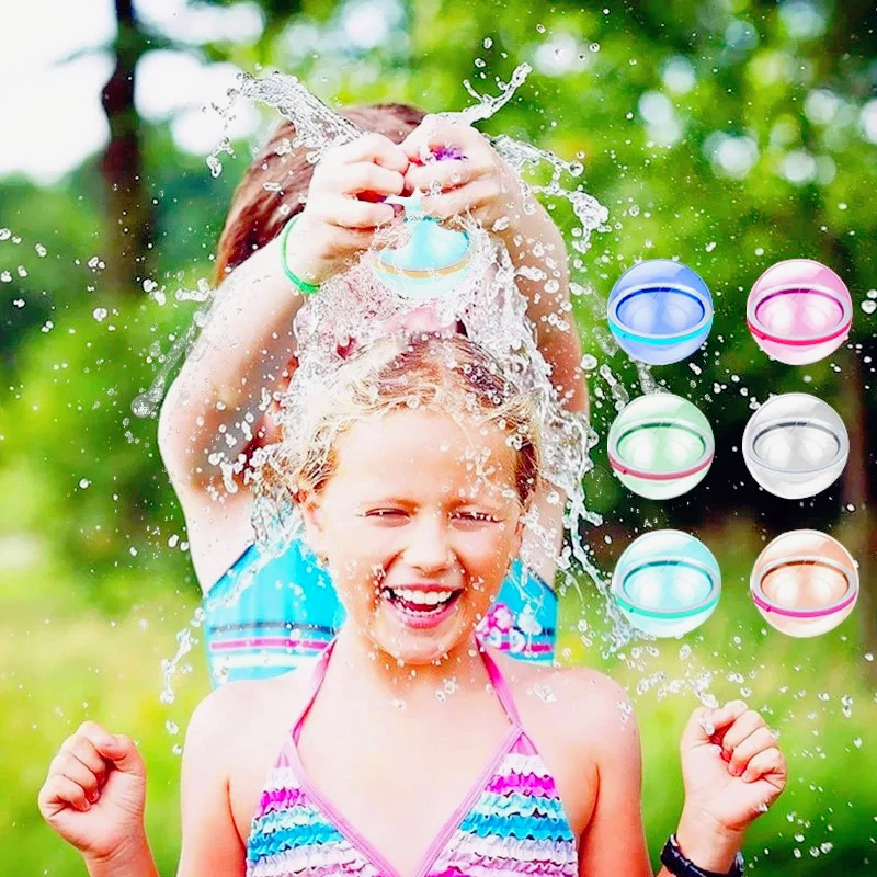 Water Balloon Magnetic Reusabl - مراجعة Kids Outdoor Water Play وسعره