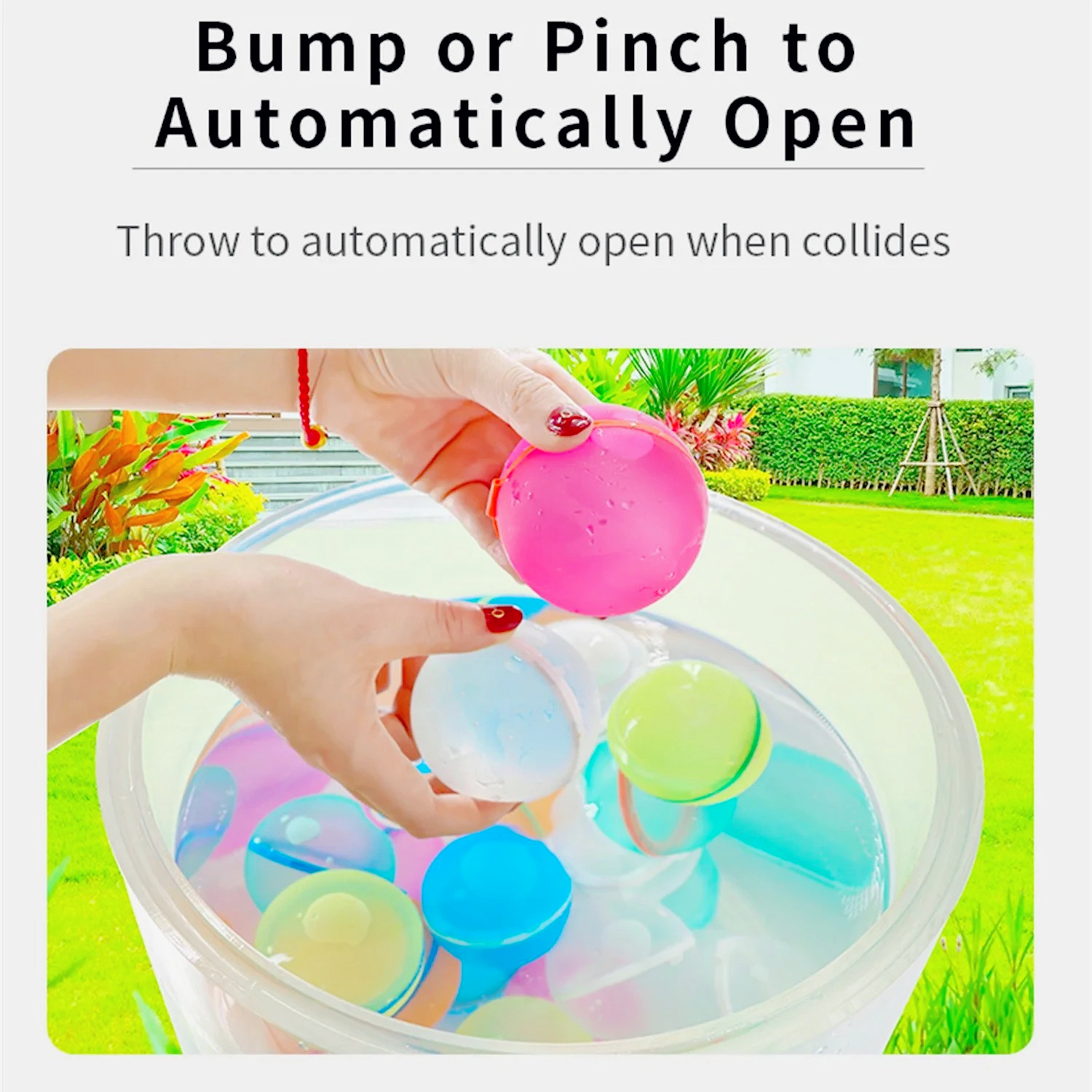 Water Balloon Magnetic Reusabl - مراجعة Kids Outdoor Water Play وسعره