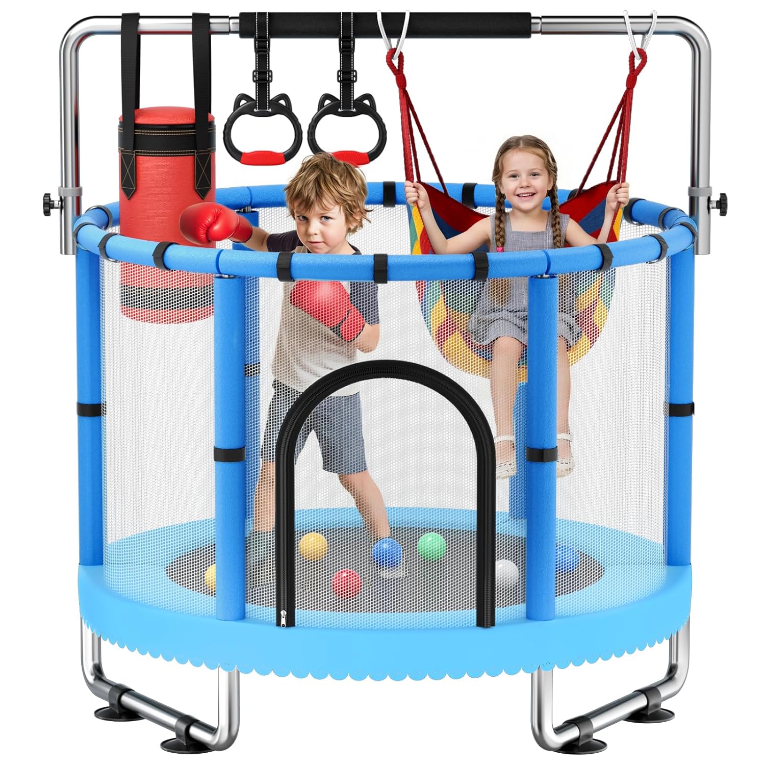 Toddler Trampoline,Trampoline  - مراجعة Kids Outdoor Set وسعره