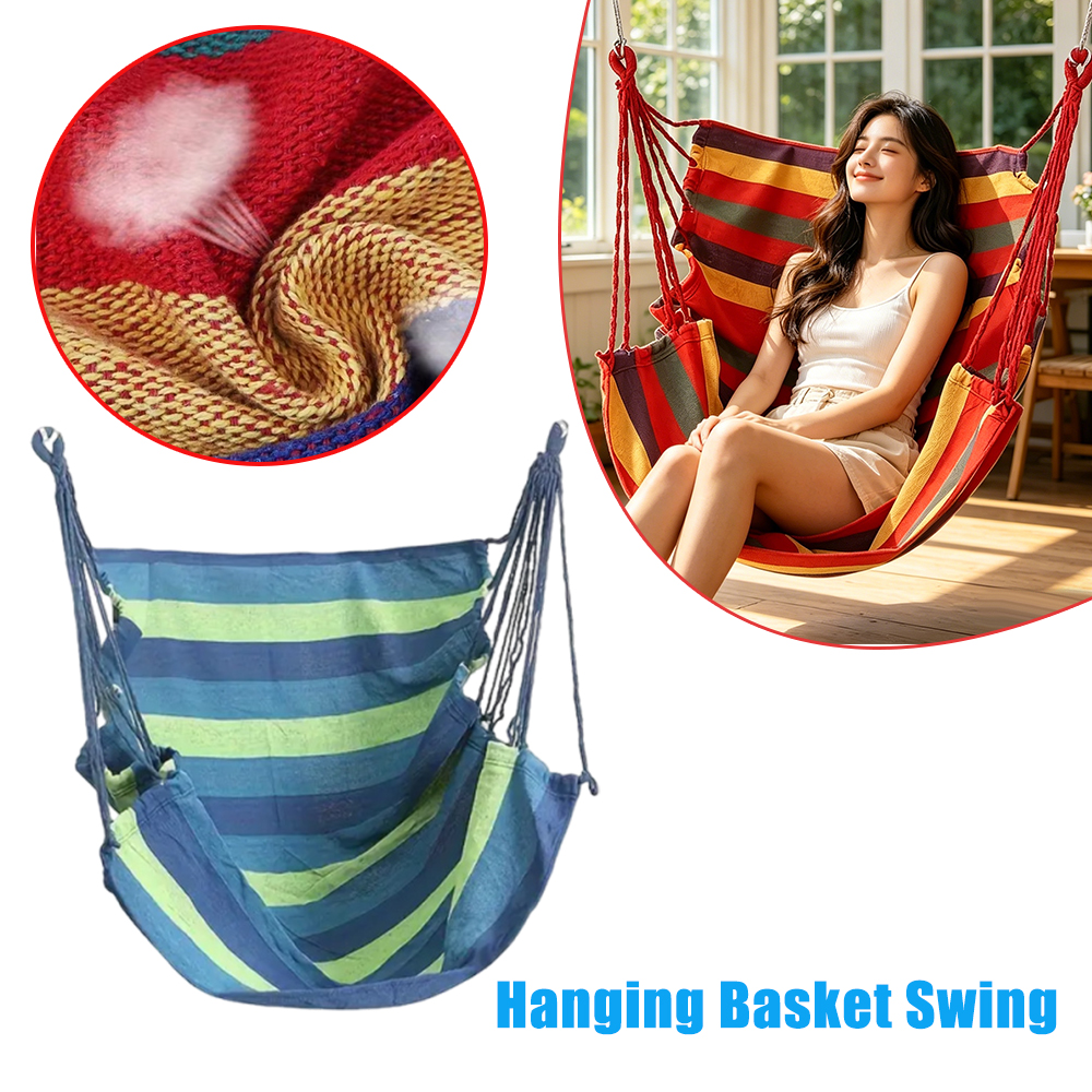 Hanging Chair Outdoor Hanging  - مراجعة Kids Outdoor Hammock Swing وسعره