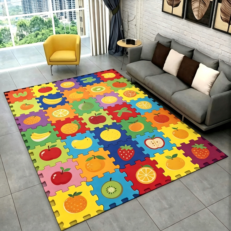 Cartoon Animal Puzzle Rug Kids - مراجعة Kids Outdoor Zoo وسعره