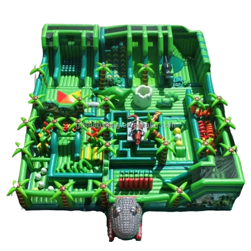 Adventure Inflatable Park Larg - مراجعة Kids Outdoor Adventure Park وسعره